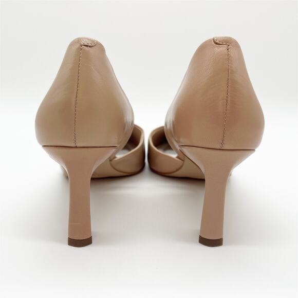 NEW! Franko Sarto Tana Leather Half d'Orsay Heel Women's Size 8.5 - Tan/Sand - Picture 6 of 8